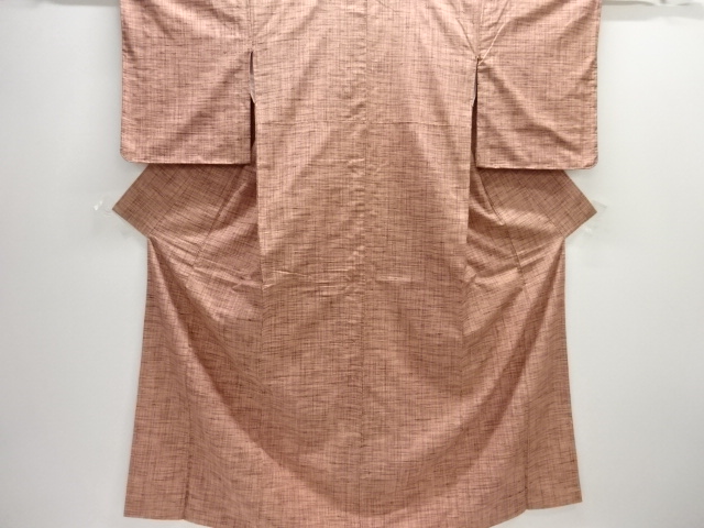 JAPANESE KIMONO / SILK / TSUMUGI / WOVEN STRIPE